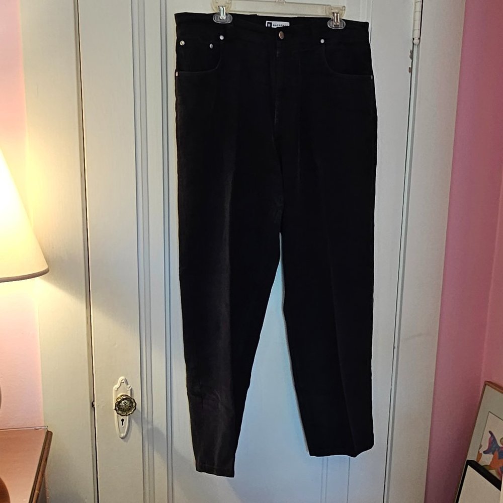 Men's Bachrach Black Corduroy Pants